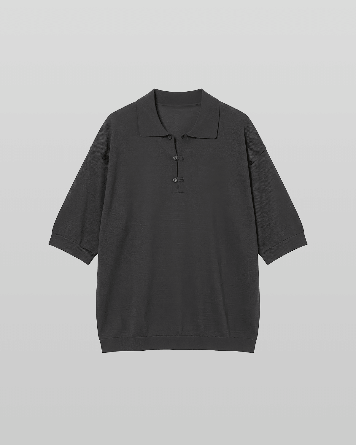 Oversized-Fit Skipper Knit Polo