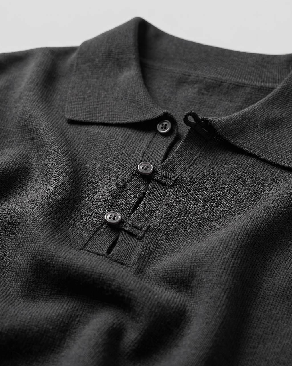 Oversized-Fit Skipper Knit Polo