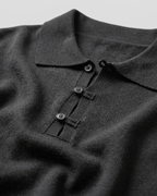Oversized-Fit Skipper Knit Polo