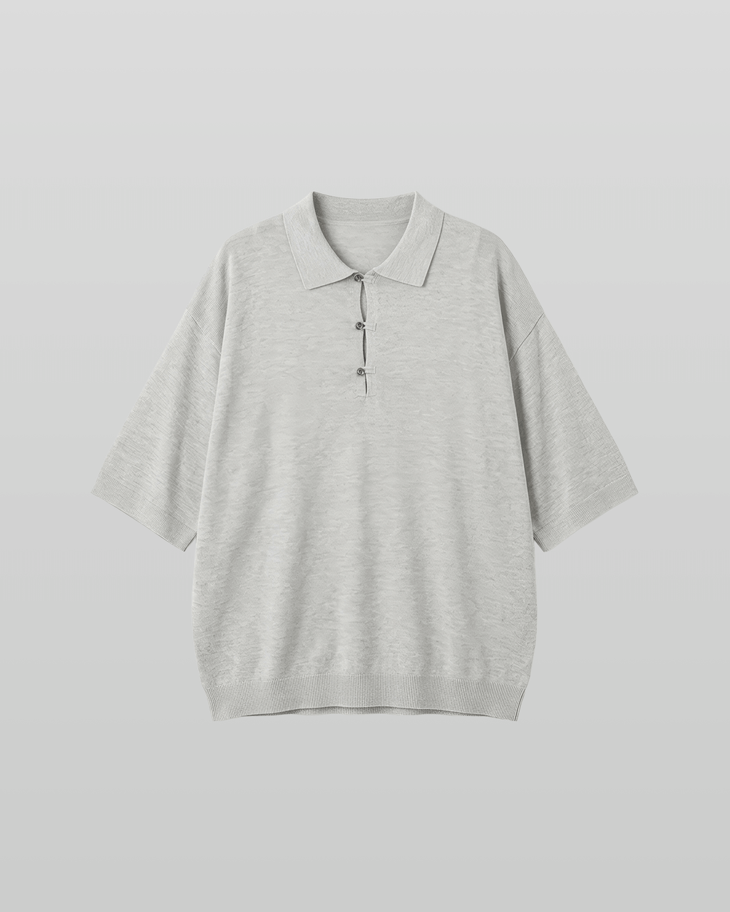Oversized-Fit Skipper Knit Polo