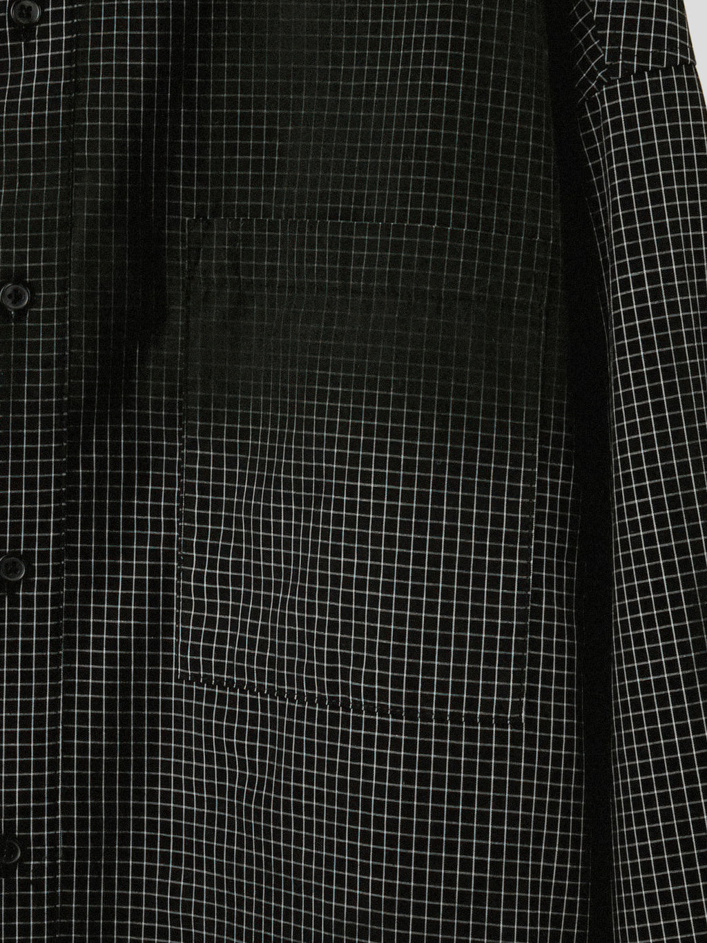 Spray-On Check Pattern Shirt