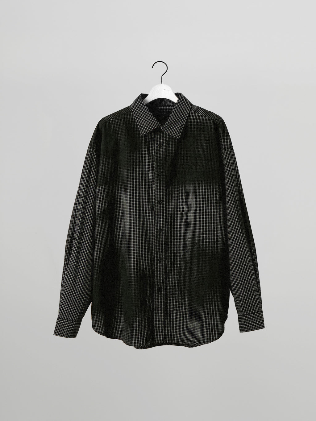 Spray-On Check Pattern Shirt
