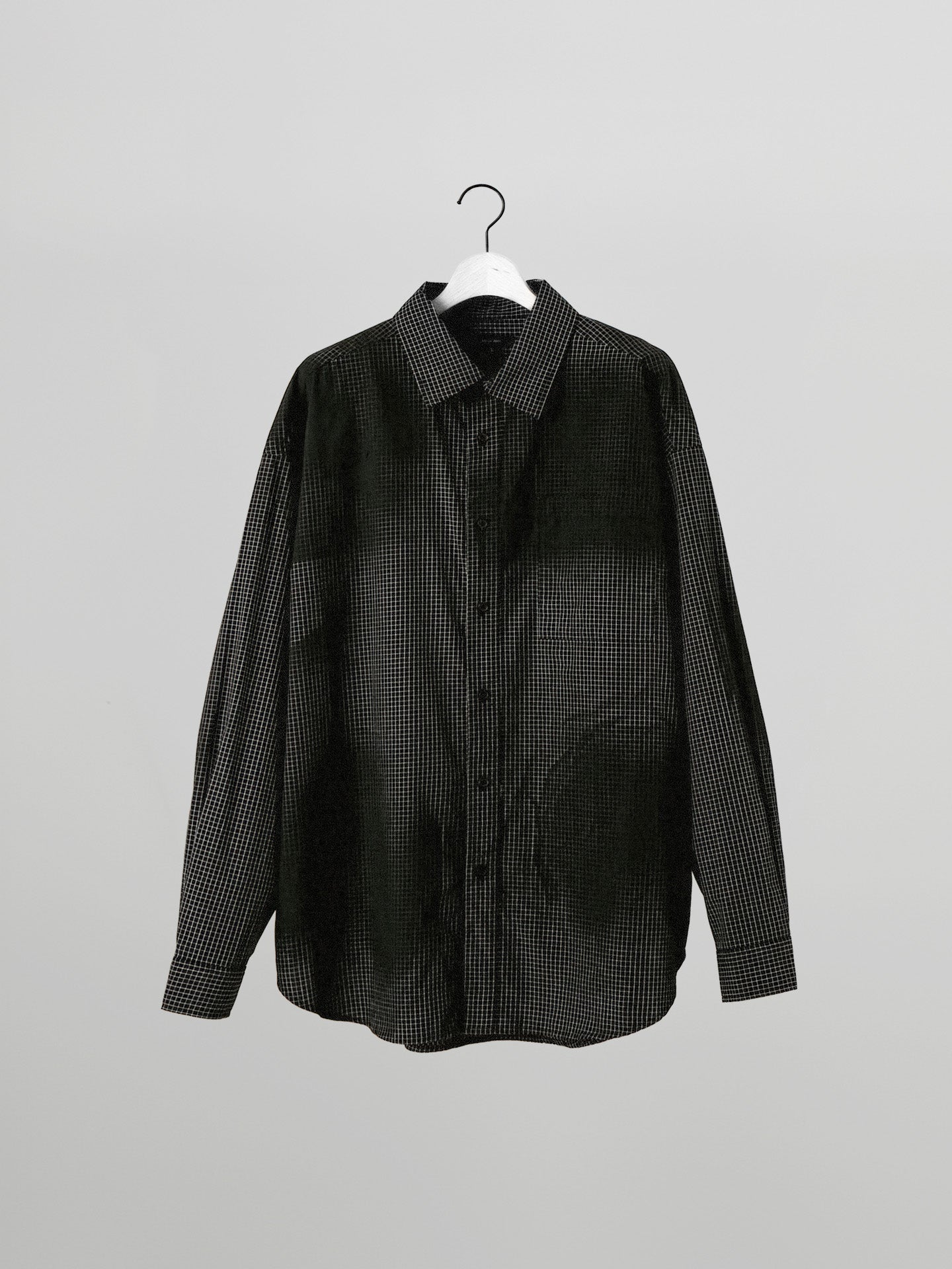 Spray-On Check Pattern Shirt