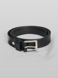 Square Buckle Leather Belt 30mm