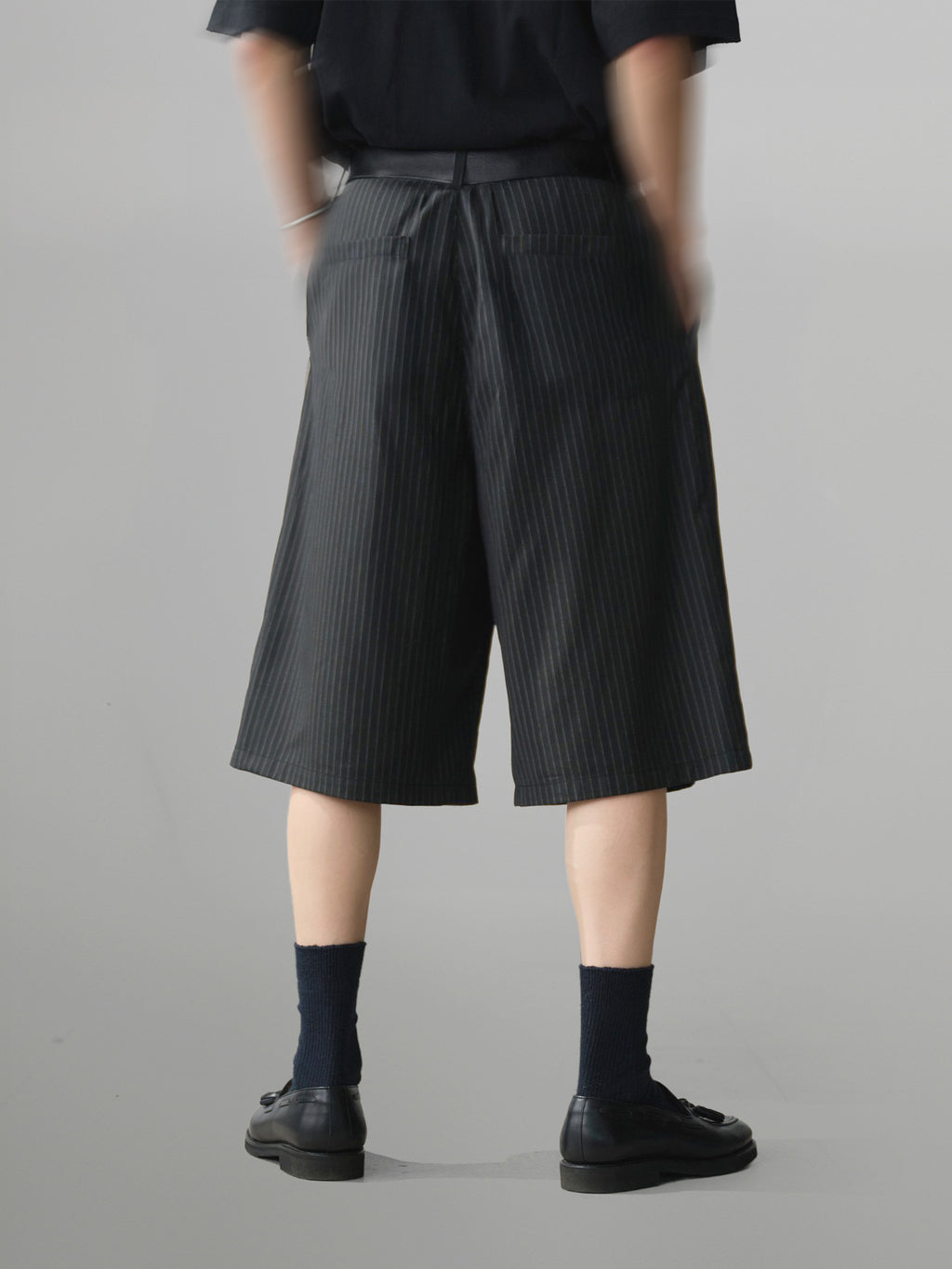 Striped Wide Shorts