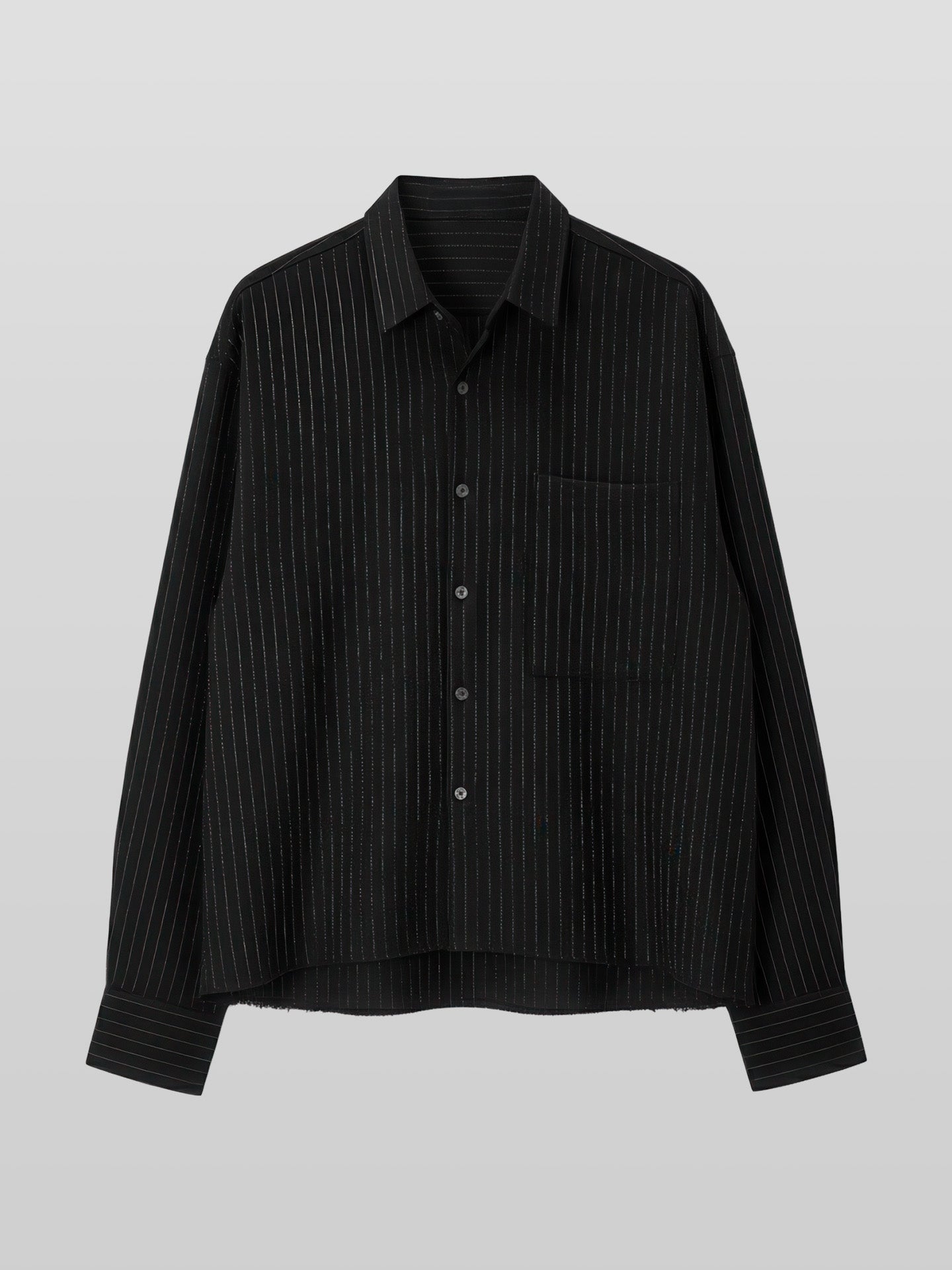 Striped Cropped Shirt