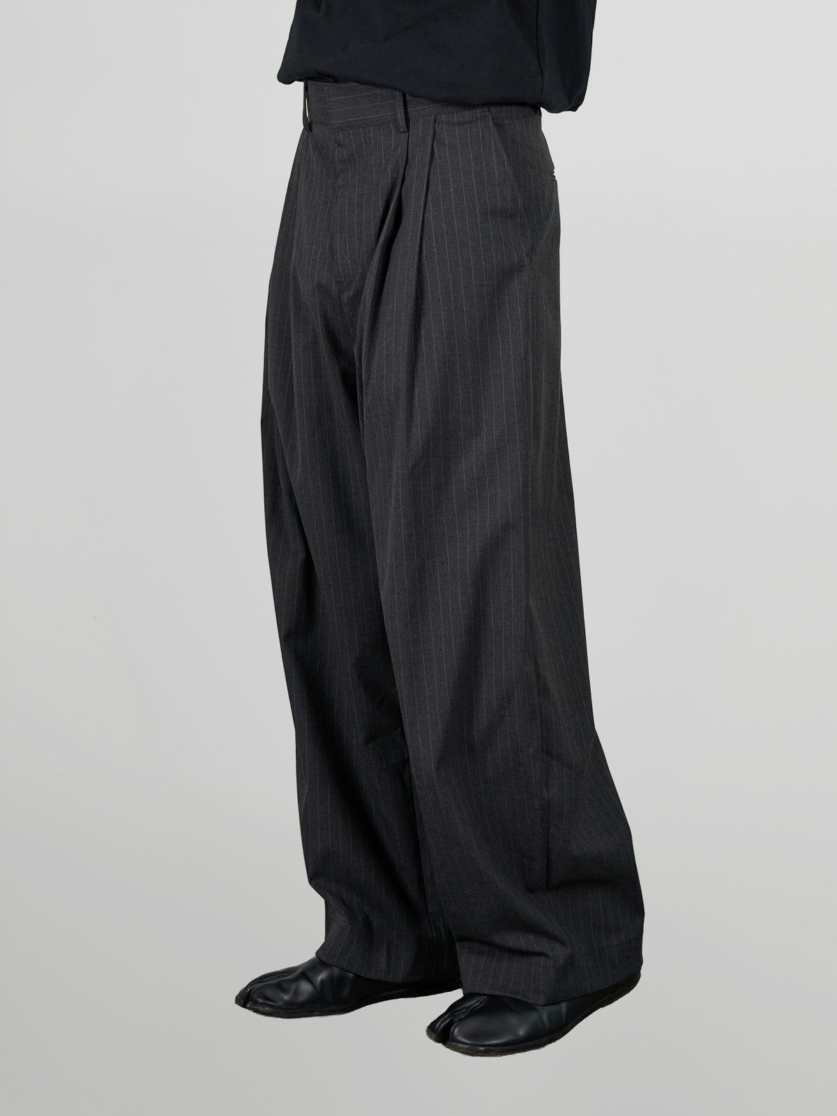 Striped Wide Balloon Pants