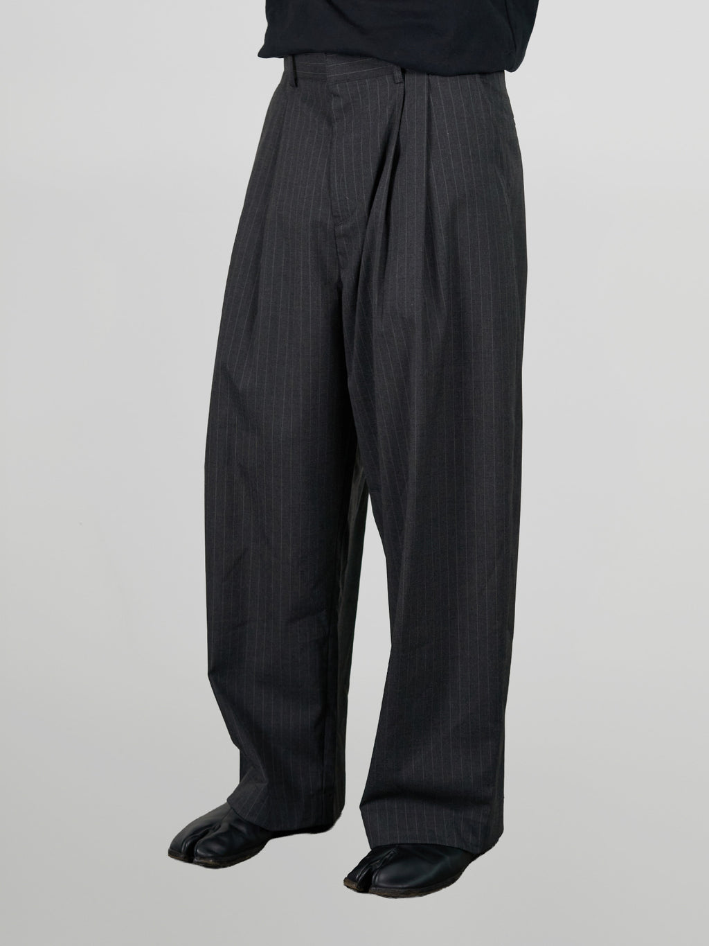 Striped Wide Balloon Pants