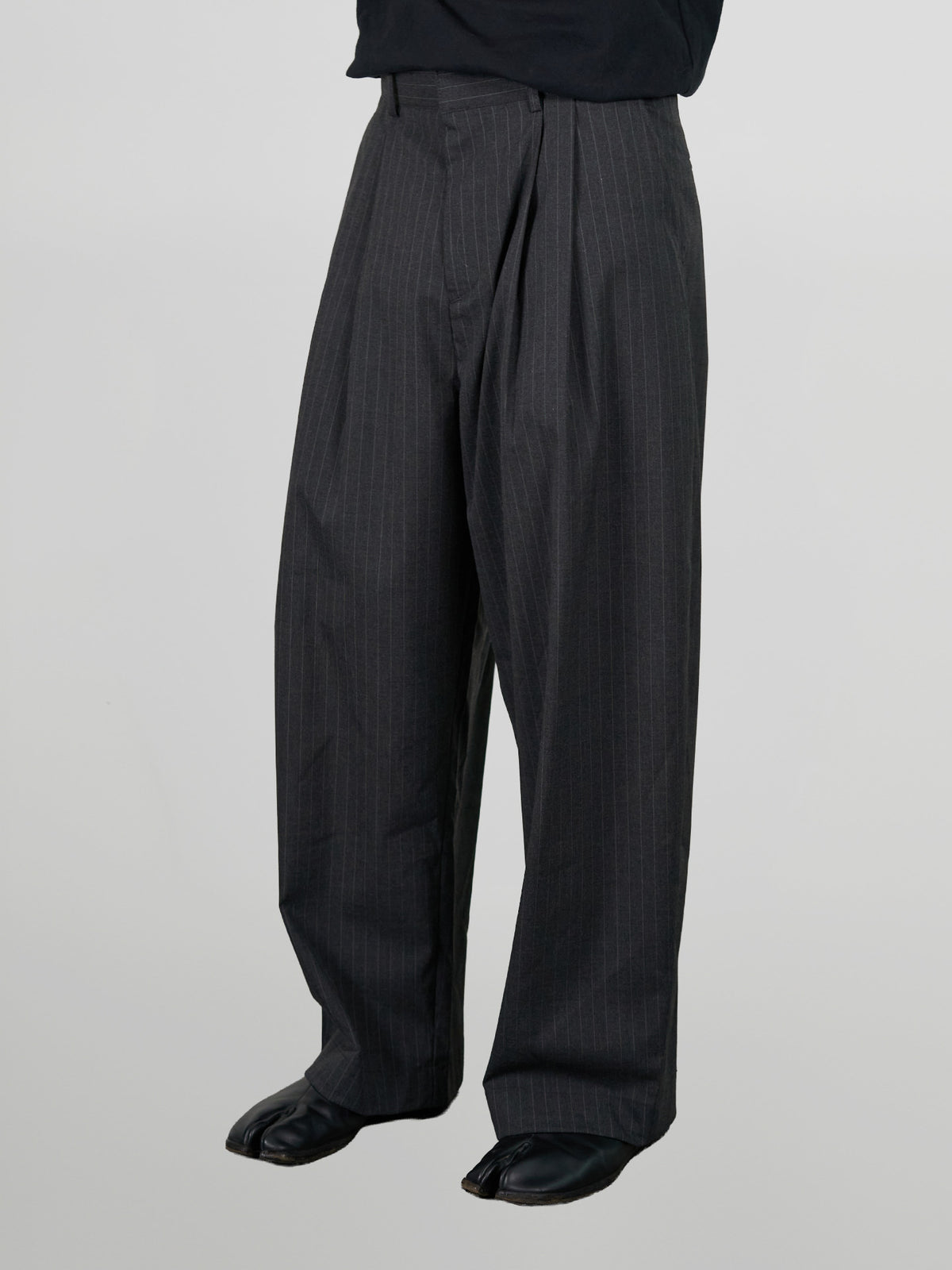 Striped Wide Balloon Pants