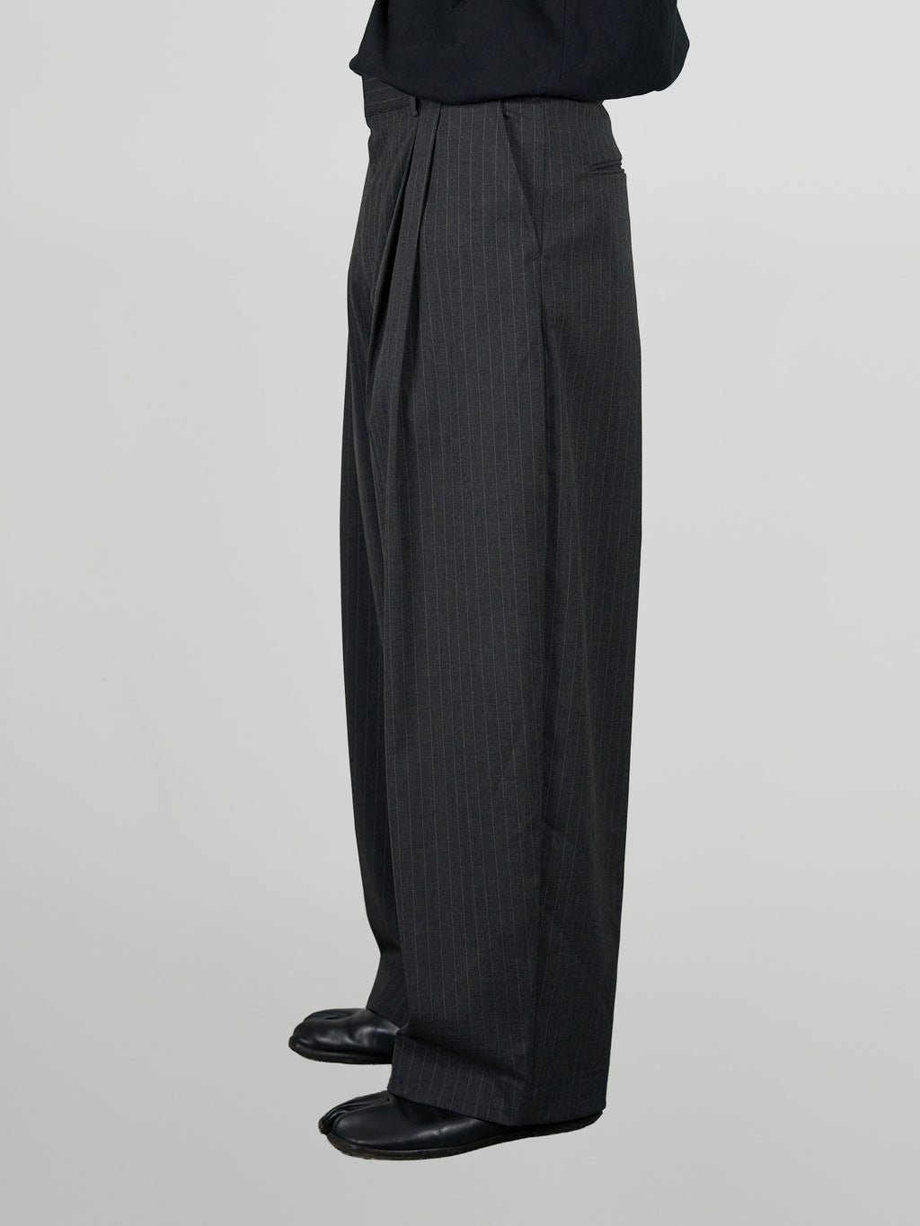 Striped Wide Balloon Pants