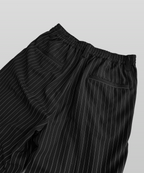 Wide Pants Black – Front view | clean essentials / minimalist | UNPROVEN