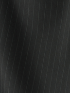 Tuck Striped Wide Pants Black – Front view | clean essentials / minimalist | UNPROVEN