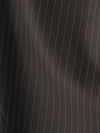 Tuck Striped Wide Pants Brown front - cleanfit minimal - UNPROVEN