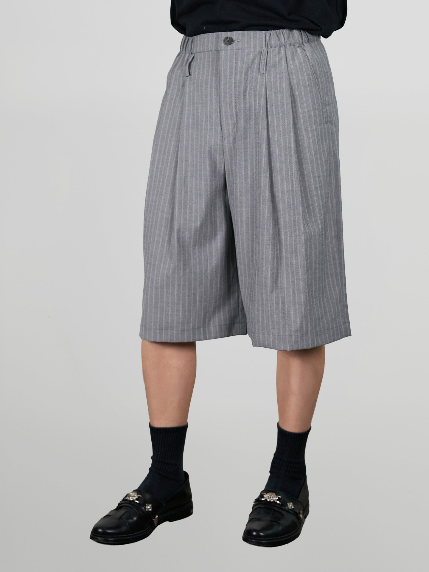 Striped Wide Shorts