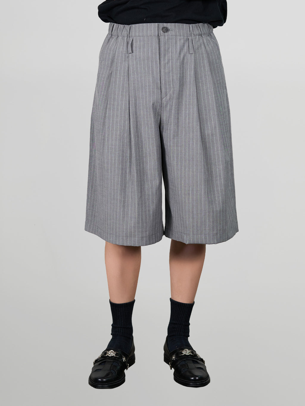 Striped Wide Shorts