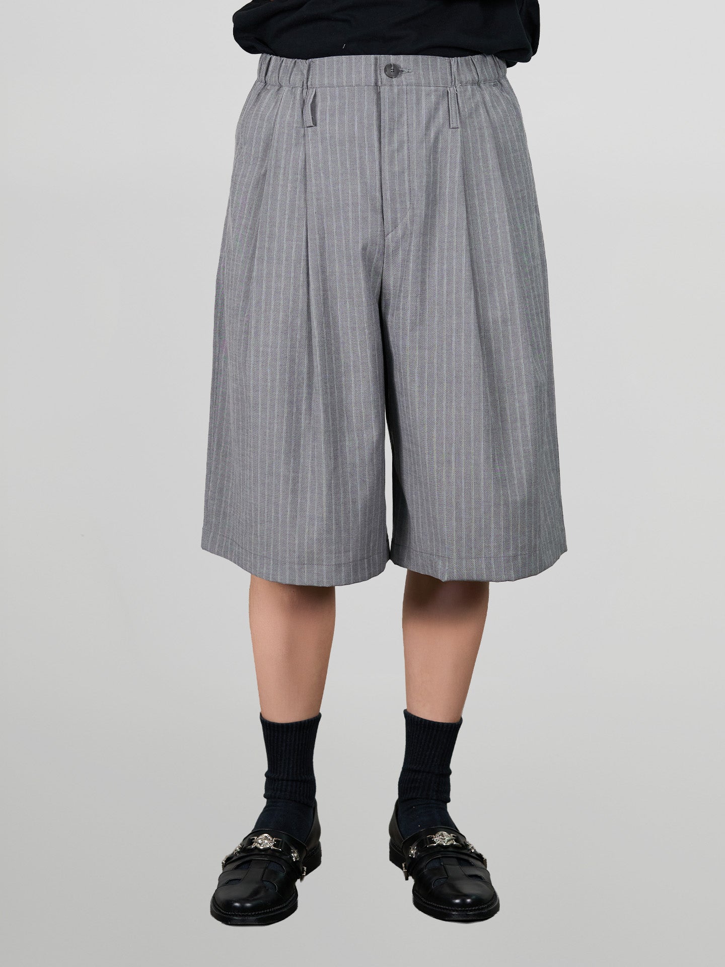 Striped Wide Shorts