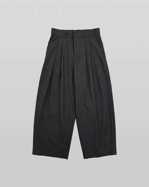 Striped Wide Balloon Pants