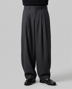 Striped Wide Balloon Pants