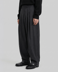 Striped Wide Balloon Pants