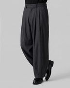 Striped Wide Balloon Pants