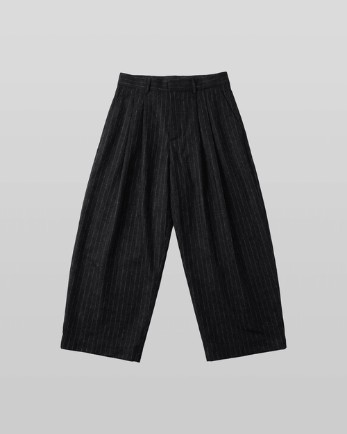Striped Wide Balloon Pants