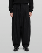 Striped Wide Balloon Pants