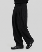 Striped Wide Balloon Pants