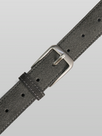 Buckle Belt 30mm Gray-1 front - cleanfit minimal - UNPROVEN