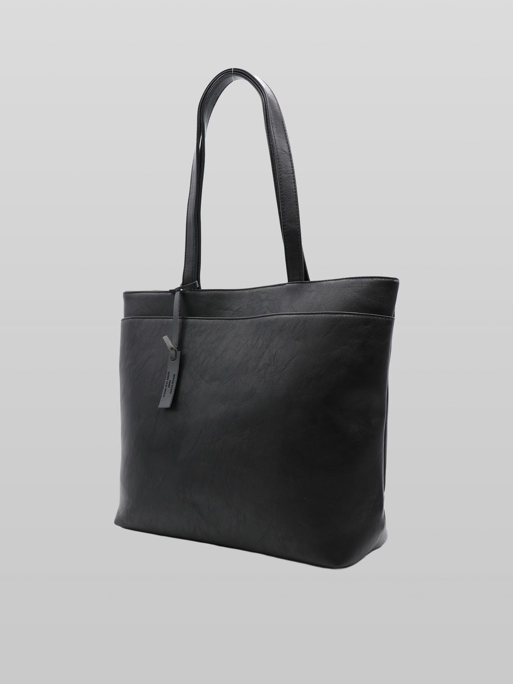 Synthetic Leather Horizontal Tote
