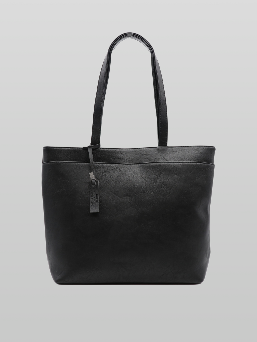 Synthetic Leather Horizontal Tote