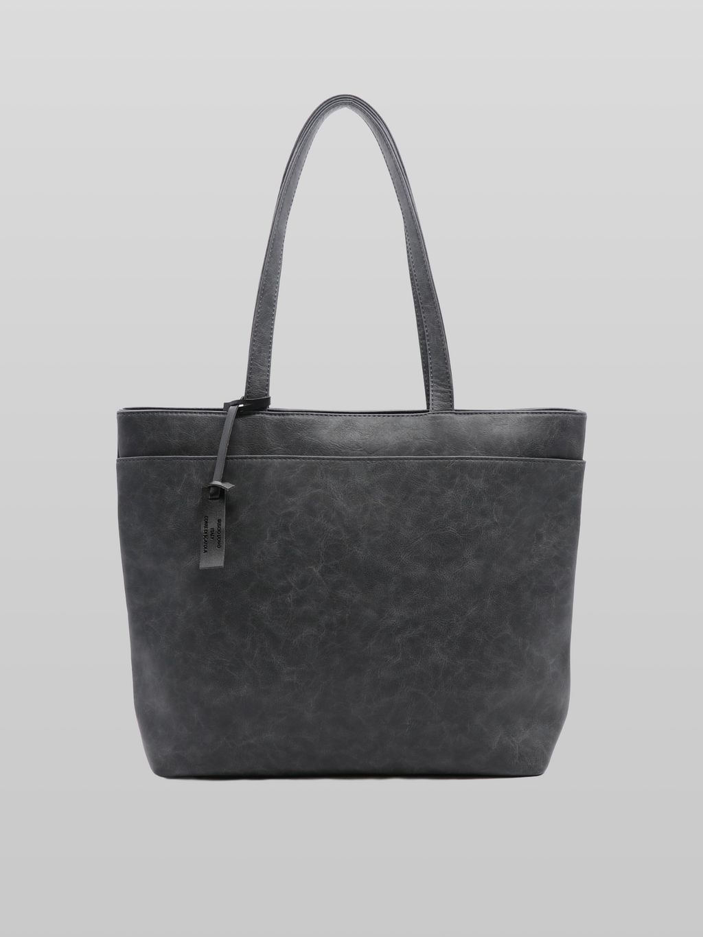 Synthetic Leather Horizontal Tote
