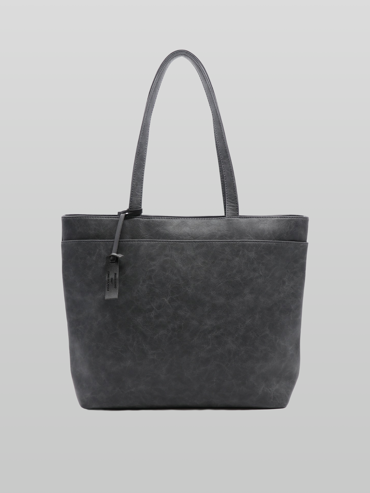 Synthetic Leather Horizontal Tote