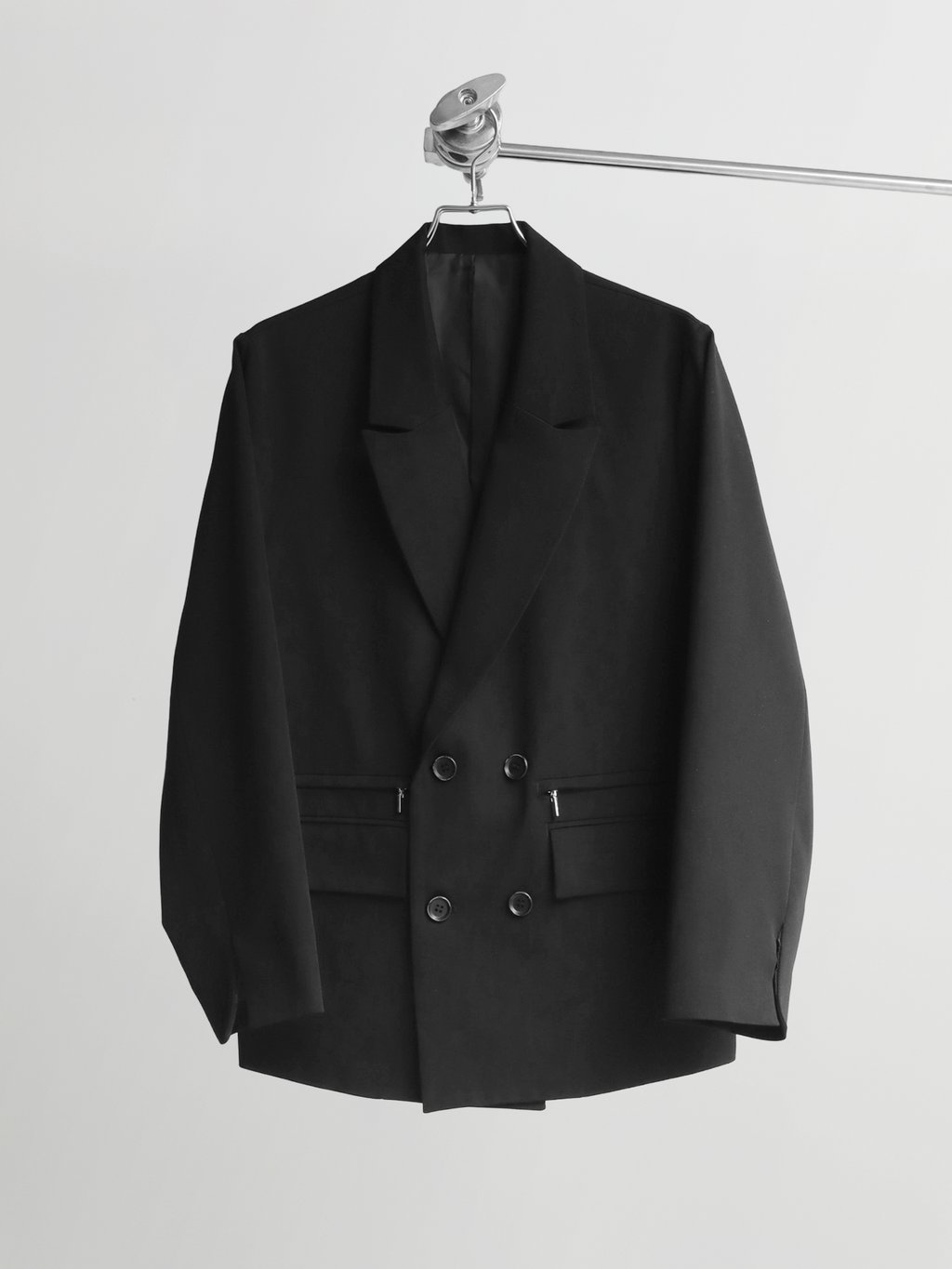 TR Zip Double Breasted Blazer