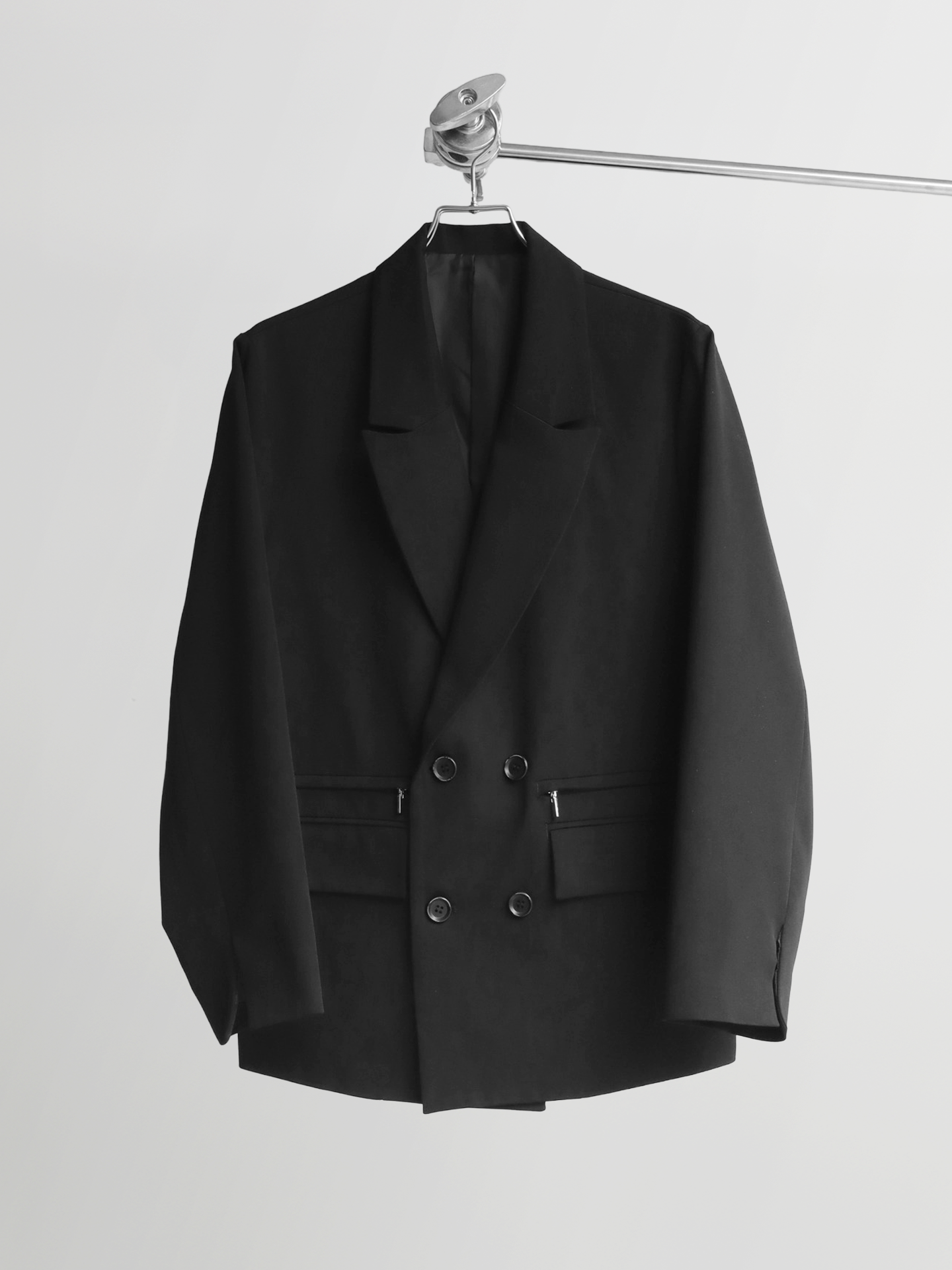 TR Zip Double Breasted Blazer