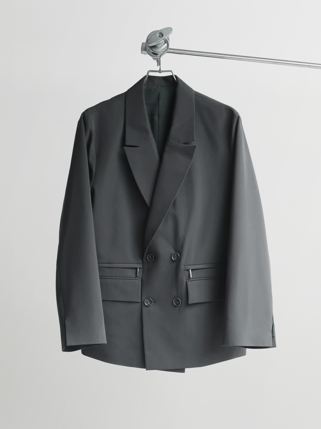 TR Zip Double Breasted Blazer