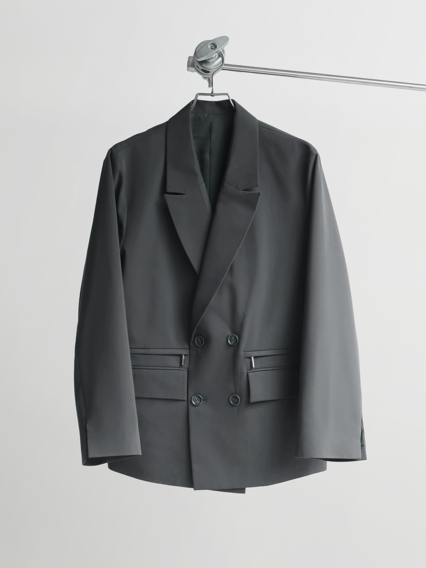 TR Zip Double Breasted Blazer