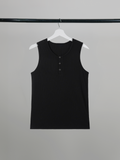 Henley Neck Sleeveless Top