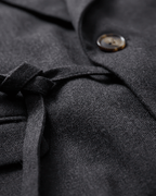 Tie-Waist Double-Breasted Blazer