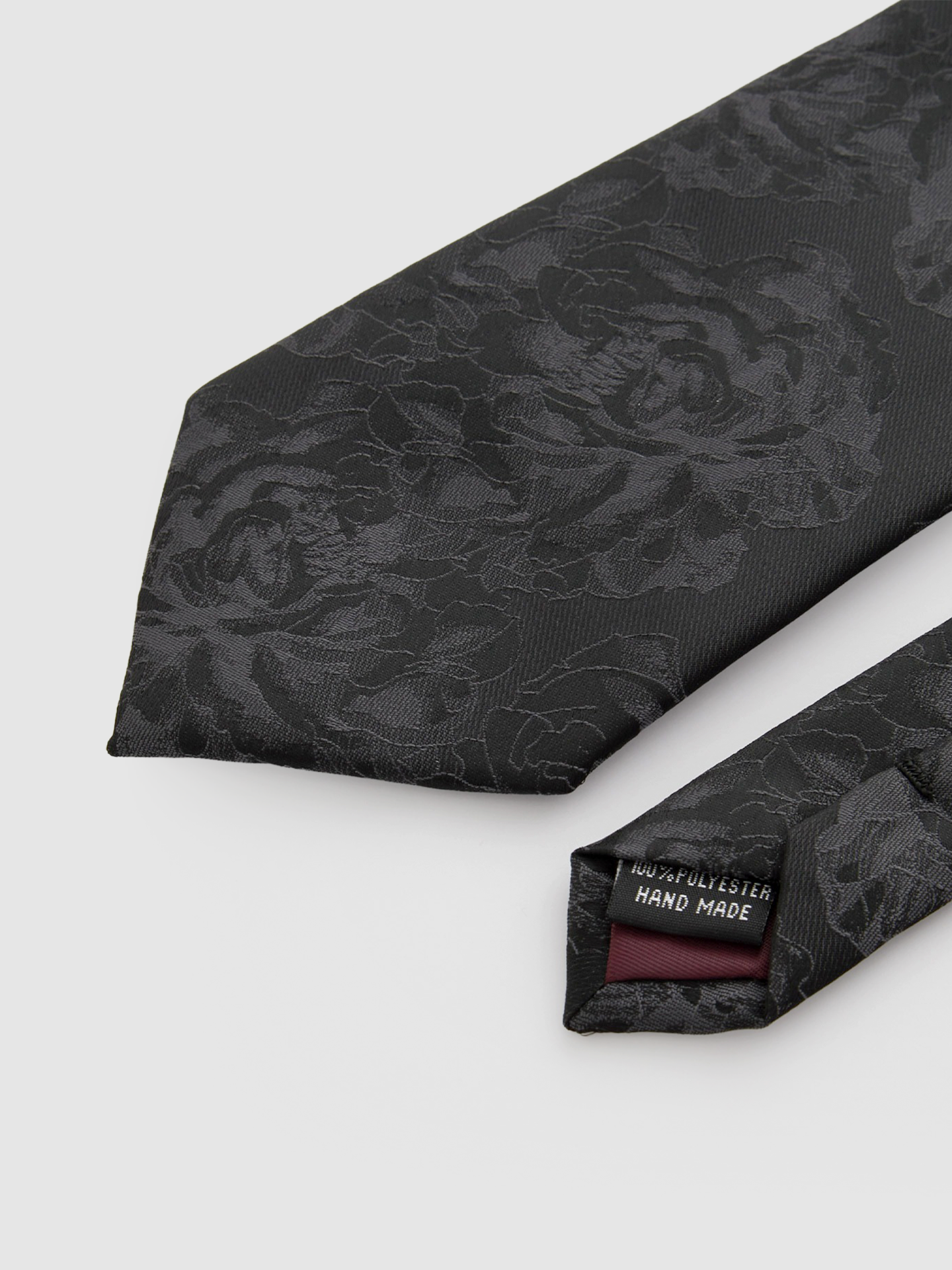 Black Jacquard Tie