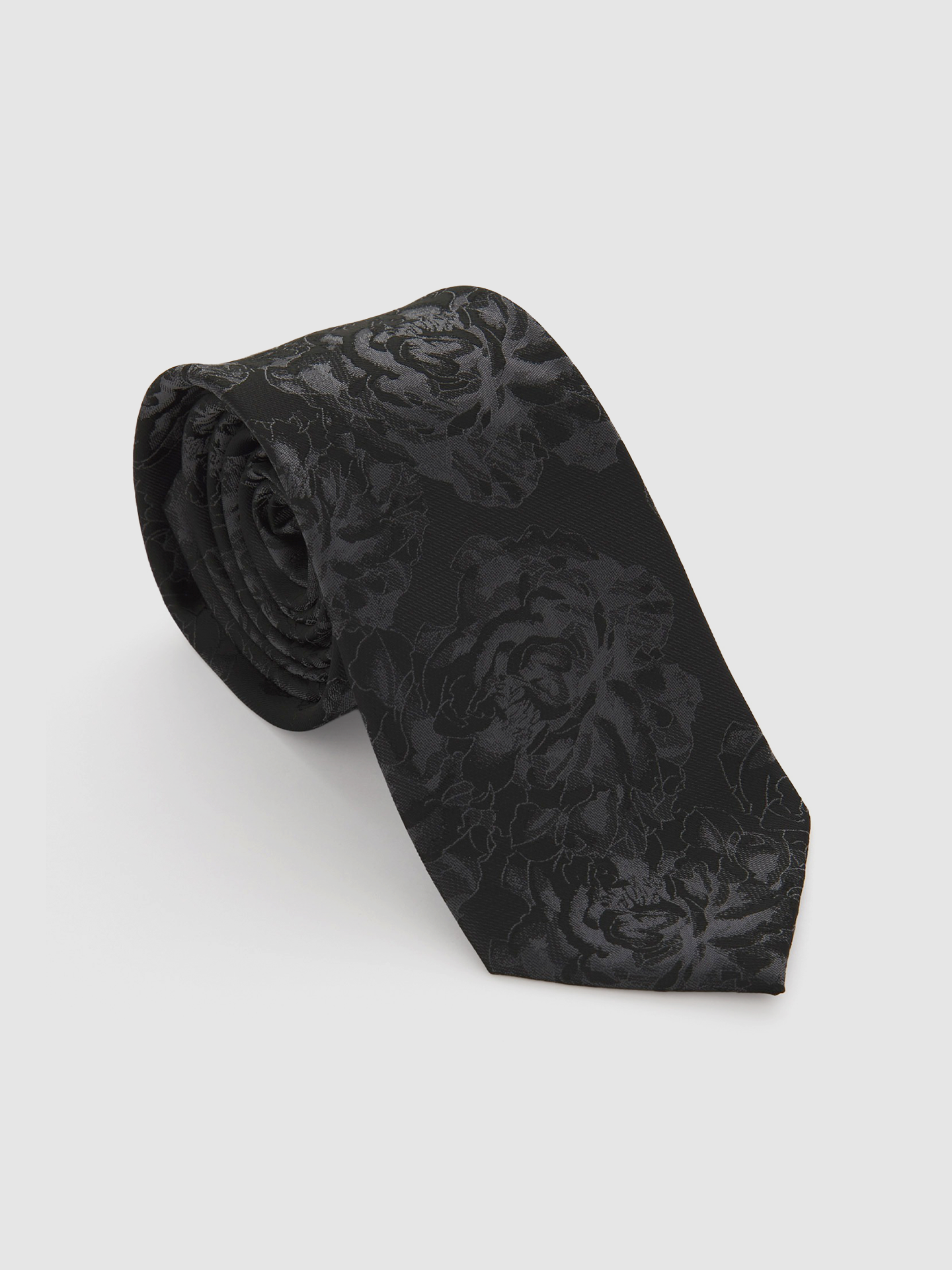 Black Jacquard Tie