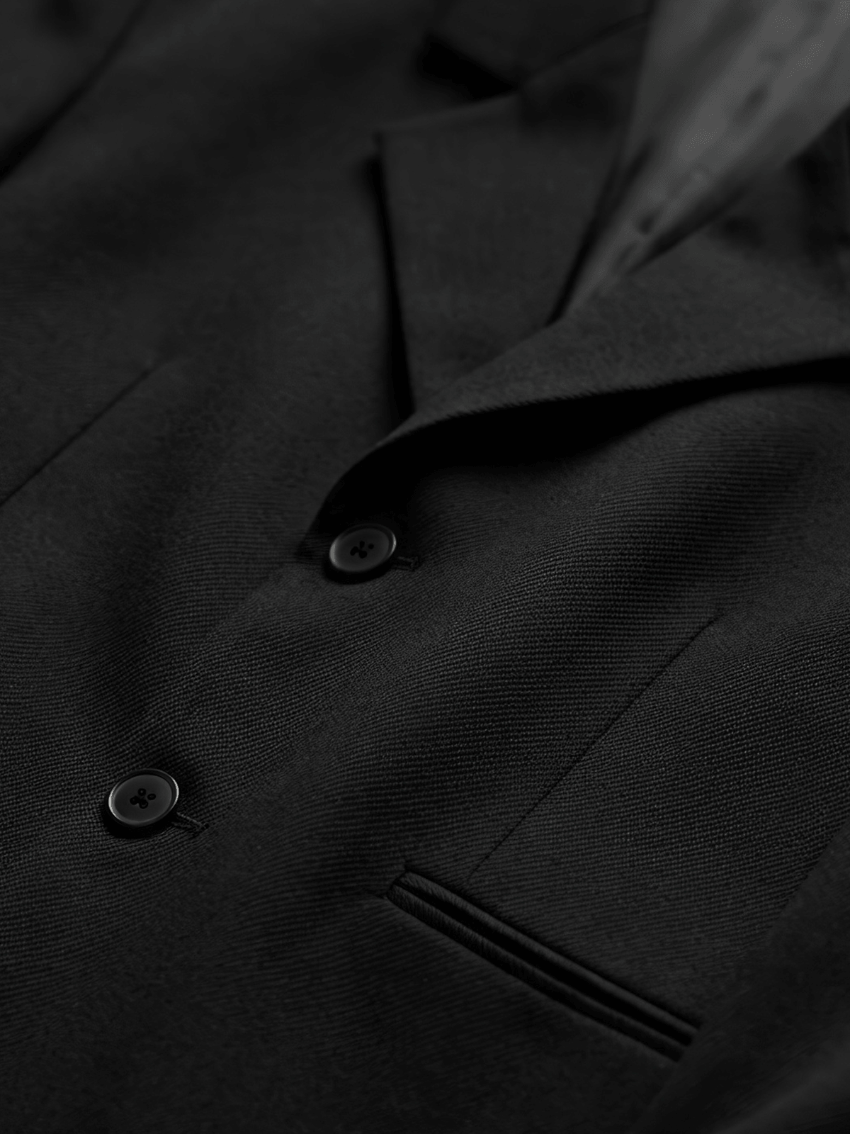 Two-Button Cropped Blazer