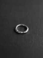 Two-Face Ring silver – Detail | minimalist jewelry / refined detail | UNPROVEN