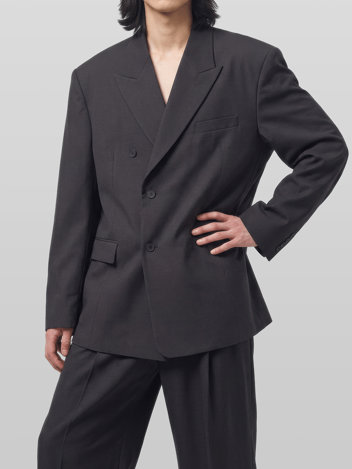 Oversized Unbalanced Blazer
