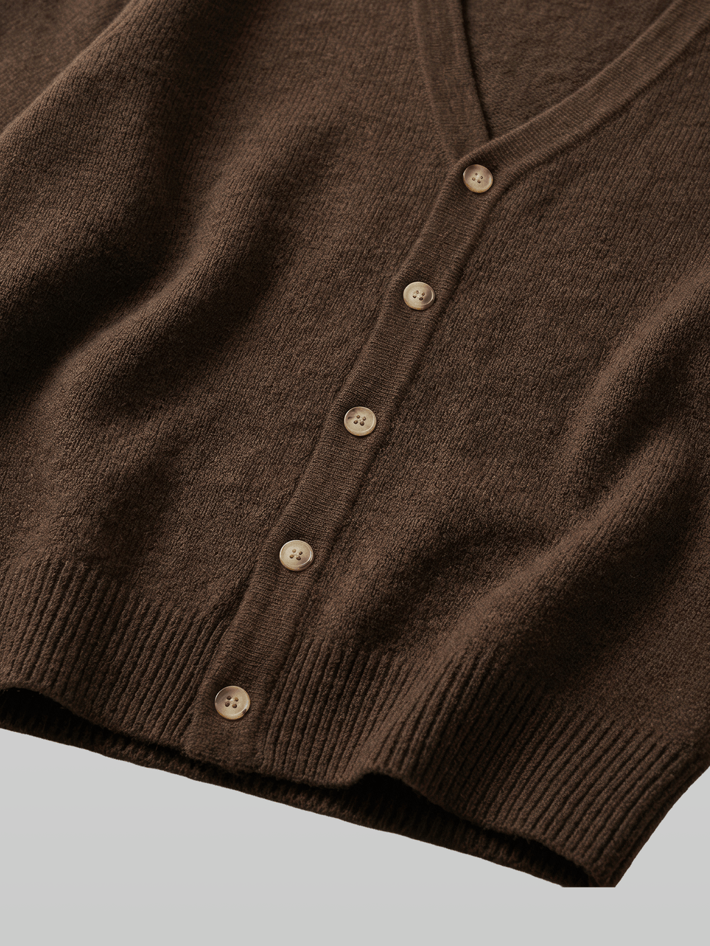 V-Neck Cropped Cardigan