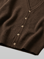 V-Neck Cropped Cardigan