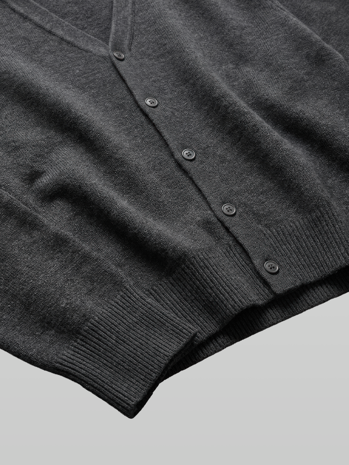 V-Neck Cropped Cardigan