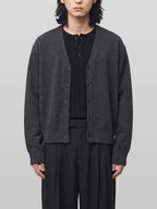 V-Neck Cropped Cardigan