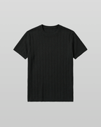 Venice Round Knit Short-Sleeve T-Shirt
