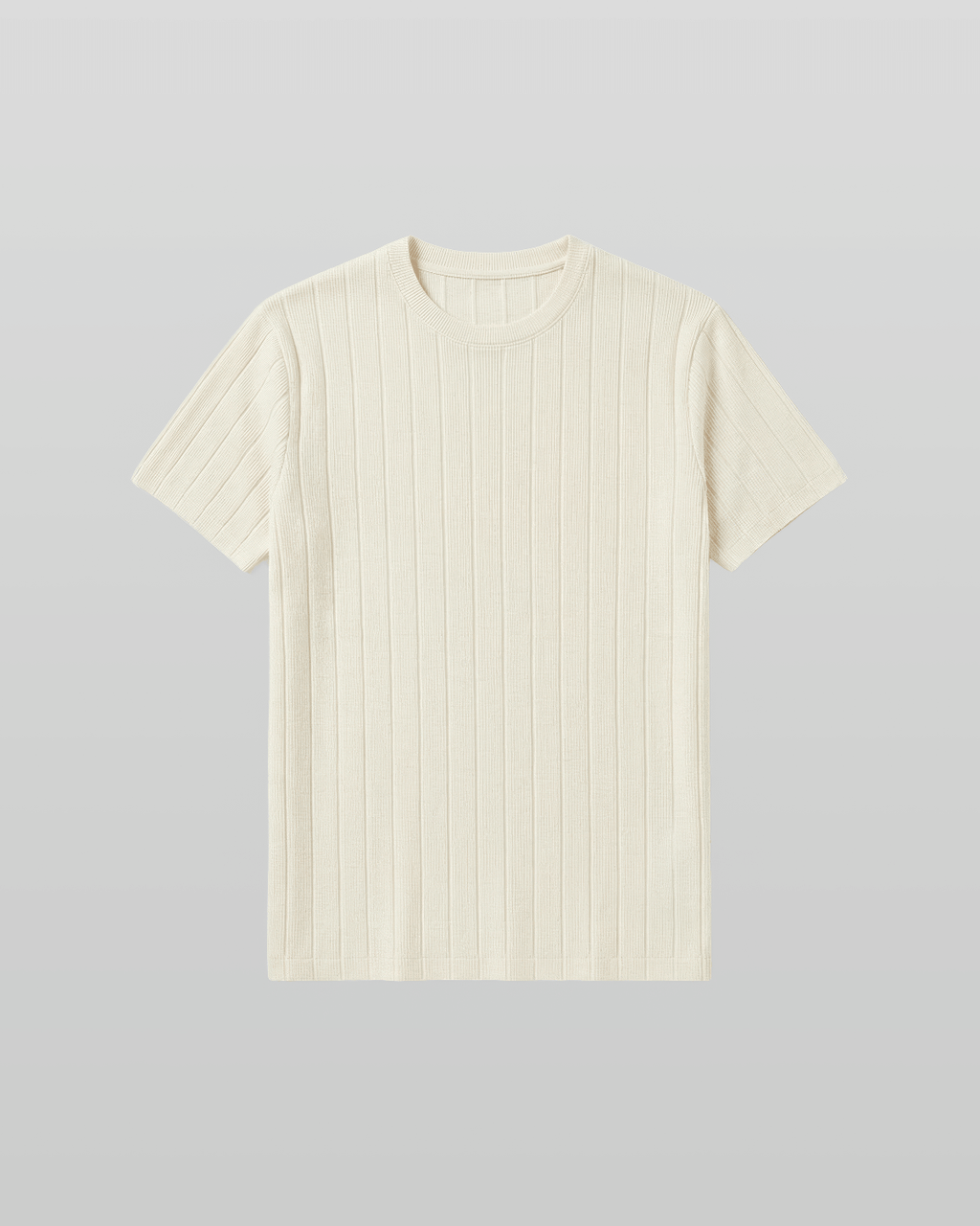 Venice Round Knit Short-Sleeve T-Shirt