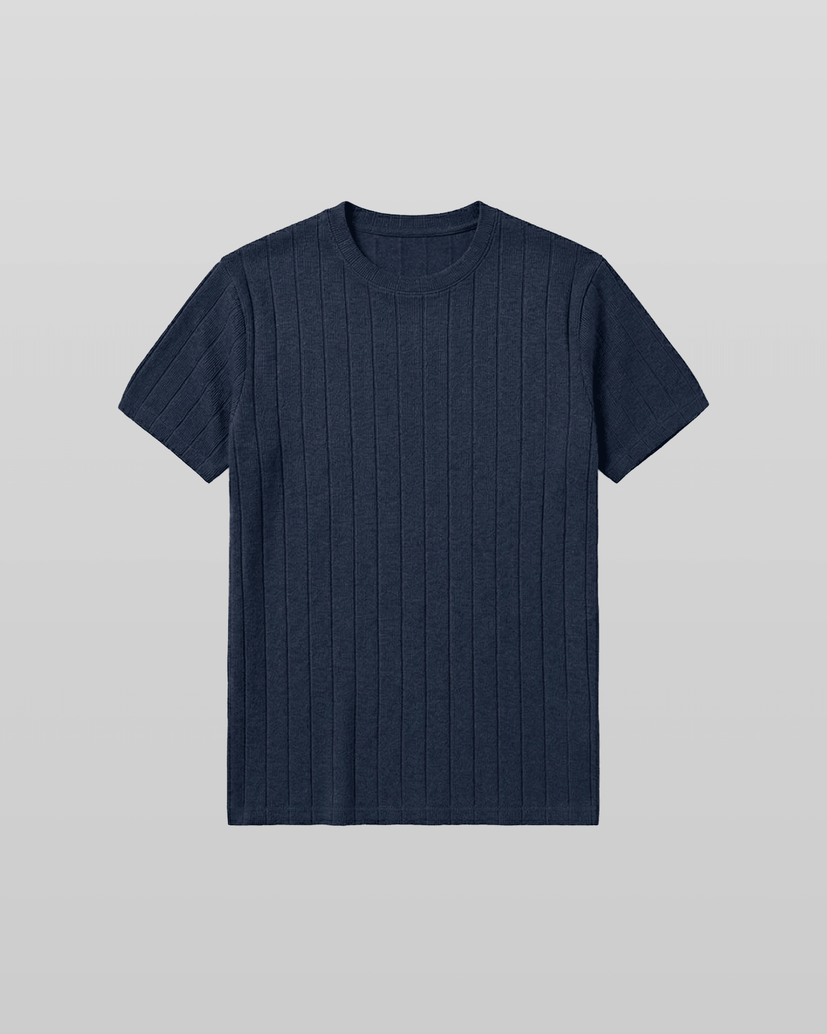 Venice Round Knit Short-Sleeve T-Shirt